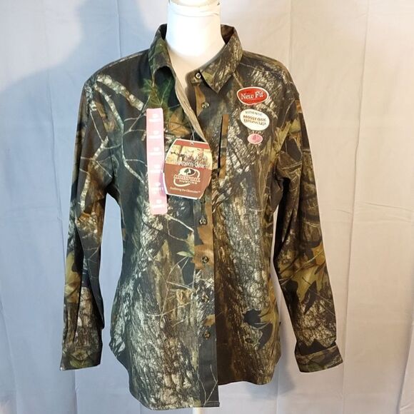 NWT Mossy Oak Break Up Camo Women's Hunting Shirt - Picture 1 of 8
